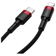 Baseus Cafule USB-C To Lightning Cable 1m Black/Red