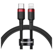 Baseus Cafule USB-C To Lightning Cable 1m Black/Red