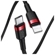 Baseus Cafule USB-C To Lightning Cable 1m Black/Red