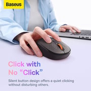 Baseus F01A Wireless Mouse Frosted Grey