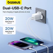 Baseus GaN5 Pro Fast Charger Moon White