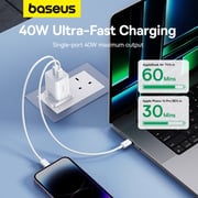 Baseus GaN5 Pro Fast Charger Moon White