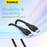 Baseus Pudding Series USB-C To USB-C Cable 1.2m Cluster Black