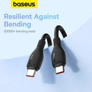 Baseus Pudding Series USB-C To USB-C Cable 1.2m Cluster Black