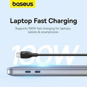 Baseus Pudding Series USB-C To USB-C Cable 1.2m Cluster Black