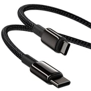 Baseus Tungsten Gold USB-C To USB-C Cable 1m Black