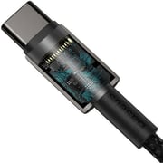 Baseus Tungsten Gold USB-C To USB-C Cable 1m Black