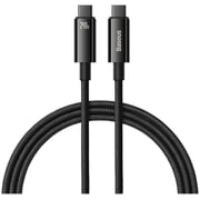 Baseus Tungsten Gold USB-C To USB-C Cable 1m Black