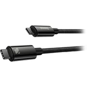 Baseus Tungsten Gold USB-C To USB-C Cable 1m Black