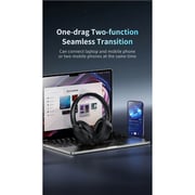 Recci Baron Series Premium ANC Adjustable Over-Ear Bluetooth Headphones - REP-W59