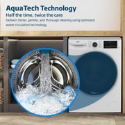 Beko 10kg Front Load Washing Machine, 1400 RPM, 15 Programs, SteamTherapy, AquaTech, AutoDose, White - WTE1014XW