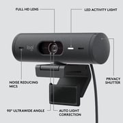 Logitech Brio 500 Webcam Graphite