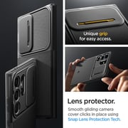 Spigen Optik Armor Case Black Galaxy S24 Ultra