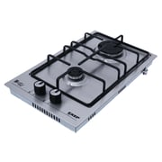 Purity Built-in Gas Hob 30Cm, 2 Eyes, Stainless Steel - HPT302S
