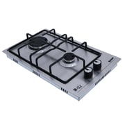 Purity Built-in Gas Hob 30Cm, 2 Eyes, Stainless Steel - HPT302S
