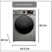 Akai Front Load Washer & Dryer 8 kg / 5 kg WDMA-8521E