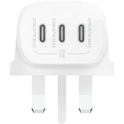 Belkin BoostCharge 3 Port USB-C Wall Charger White