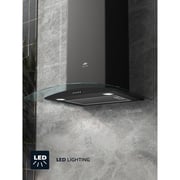 Millen Curved Glass Chimney Range Hood MKHG 603 BL