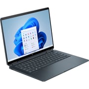 HP Spectre x360 2-in-1 (2024) AI PC - 1st Series / Intel Core Ultra 7-155H / 14inch 2.8K / 1TB SSD / 16GB RAM / Shared Intel Arc Graphics / Windows 11 Home / English & Arabic Keyboard / Slate Blue Aluminum / Middle East Version - [14-EU0008NE]