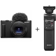 Sony ZV-1 II Digital Vlog Camera Black + GPVPT2BT Shooting Grip