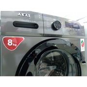 Akai Front Load Washing Machine 8 kg WMMA-SFL84VBS