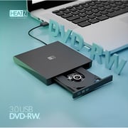 Heatz Portable DVD Drive Type C And Micro USB Black ZY13
