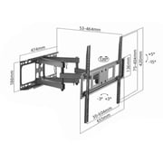 CrossFit TV Wall Bracket 55-80inch Black