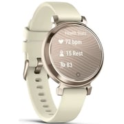 Garmin 010-02839-00 Lily 2 Smartwatch Cream Gold With Coconut Silicone Band