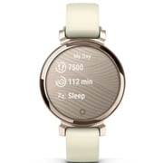 Garmin 010-02839-00 Lily 2 Smartwatch Cream Gold With Coconut Silicone Band