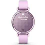 Garmin 010-02839-01 Lily 2 Smartwatch Metallic Lilac With Lilac Silicone Band