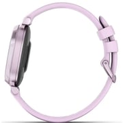 Garmin 010-02839-01 Lily 2 Smartwatch Metallic Lilac With Lilac Silicone Band