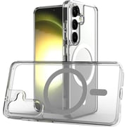 Glassology MagSafe Clear Case With Screen Protector Transparent Samsung Galaxy S24+