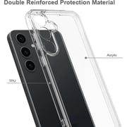 Glassology Clear Case With Screen Protector Transparent Samsung Galaxy A55