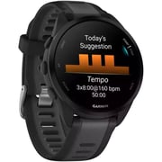 Garmin 010-02863-20 Forerunner 165 Smartwatch Black/Slate Gray