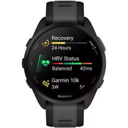Garmin 010-02863-20 Forerunner 165 Smartwatch Black/Slate Gray