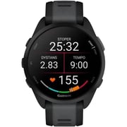 Garmin 010-02863-30 Forerunner 165 Music Smartwatch Black/Slate Gray