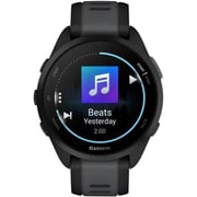 Garmin 010-02863-30 Forerunner 165 Music Smartwatch Black/Slate Gray