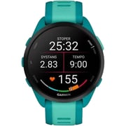 Garmin 010-02863-32 Forerunner 165 Music Smartwatch Turquoise/Aqua