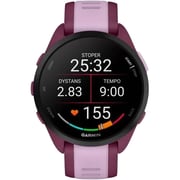 Garmin 010-02863-33 Forerunner 165 Music Smartwatch Berry/Lilac