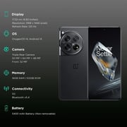 One Plus 12 512GB Silky Black 5G Smartphone - International Version
