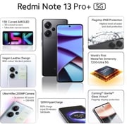 Xiaomi Redmi Note 13 Pro Plus 256GB Fusion Black 5G Smartphone