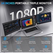 V2COM A01S2 Ultra-Thin Monitor And Laptop Screen Extender 14inch