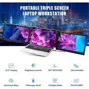 V2COM A01P2PRO Dual Monitor And Laptop Screen Extender 13.3inch