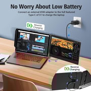 V2COM A02S1 Laptop Screen Extender Monitor 14inch