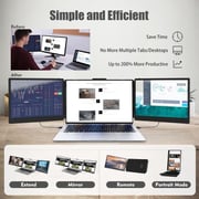 V2COM A02S2 Laptop And Monitor Screen Extender 14inch