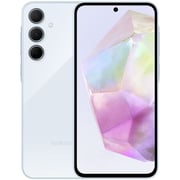 سامسونج جالكسي A35 (256 جيجابايت، 8 جيجابايت) يدعم شبكة 5G لون أزرق فاتح - إصدار الشرق الأوسط
