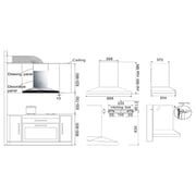 Robam Built In Chimney Hood A837