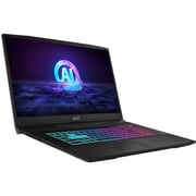 MSI KATANA A17 AI B8VG Gaming (2024) Laptop - AMD Ryzen 9-8940H / 17.3inch FHD / 1TB SSD / 16GB RAM / 8GB NVIDIA GeForce RTX 4070 Graphics / Windows 11 Home / English & Arabic Keyboard / Black / Middle East Version