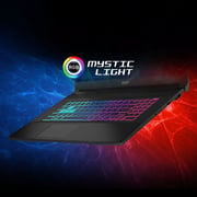 MSI KATANA A17 AI B8VG Gaming (2024) Laptop - AMD Ryzen 9-8940H / 17.3inch FHD / 1TB SSD / 16GB RAM / 8GB NVIDIA GeForce RTX 4070 Graphics / Windows 11 Home / English & Arabic Keyboard / Black / Middle East Version