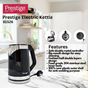 Prestige Stainless Steel Electic Kettle 1.8 Ltr - PR81526